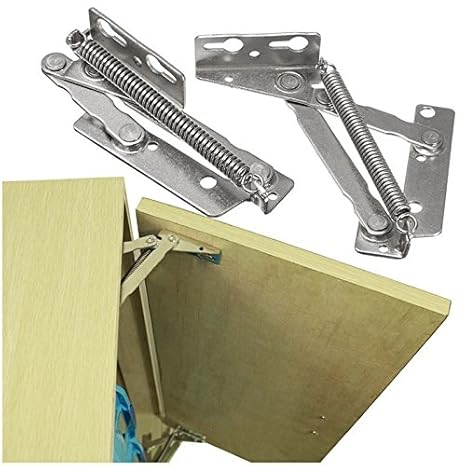 Slb Works 2x 80 Degree Sprung Hinges Cabinet Door Lift Up Stay