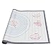 Pastry Mat, YYP Large Silicone Pastry Mat with Measurements, 23.5