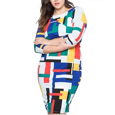 AUDBURN Damen Einfaches Kleider Casual Kleider Kleid Beiläufige