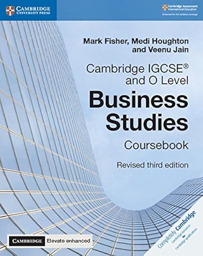 Download Cambridge IGCSE® and O Level Business Studies Revised Coursebook with Cambridge Elevate Enhanced Edition (2 Years) PDF