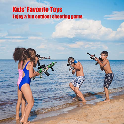 Gel Blaster - ZoffyFabrizio Gel Gun with 30000 Water Pellet Gun, Suitable for Outdoor Activities-Team Game-Optimal Children\'s Gifts12+ (Red)