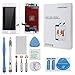 For iPhone 7 Screen Replacement White LCD Display Touch Screen Digitizer Frame Assembly Full Set with Free Tools and Professional Glass Screen Protector for iPhone 7 (4.7 inches) (White)