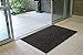 Textures Apache Mills 2' x 3' Blocks Heavy Duty Onyx Door Mat – Weather & Stain Resistant, Non-Slip, Durable Outdoor Mat – Made in USA – Superior Scraping Entrance Mat for Home or Commercial Use