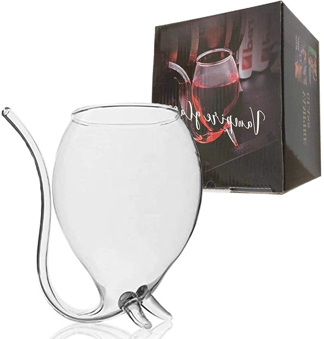 Port Sipper Glasses, Glass Liqueur with a Small Glass Brush- 1 Pack, Brandy Sippers, Glassware Gift Set (300ml)