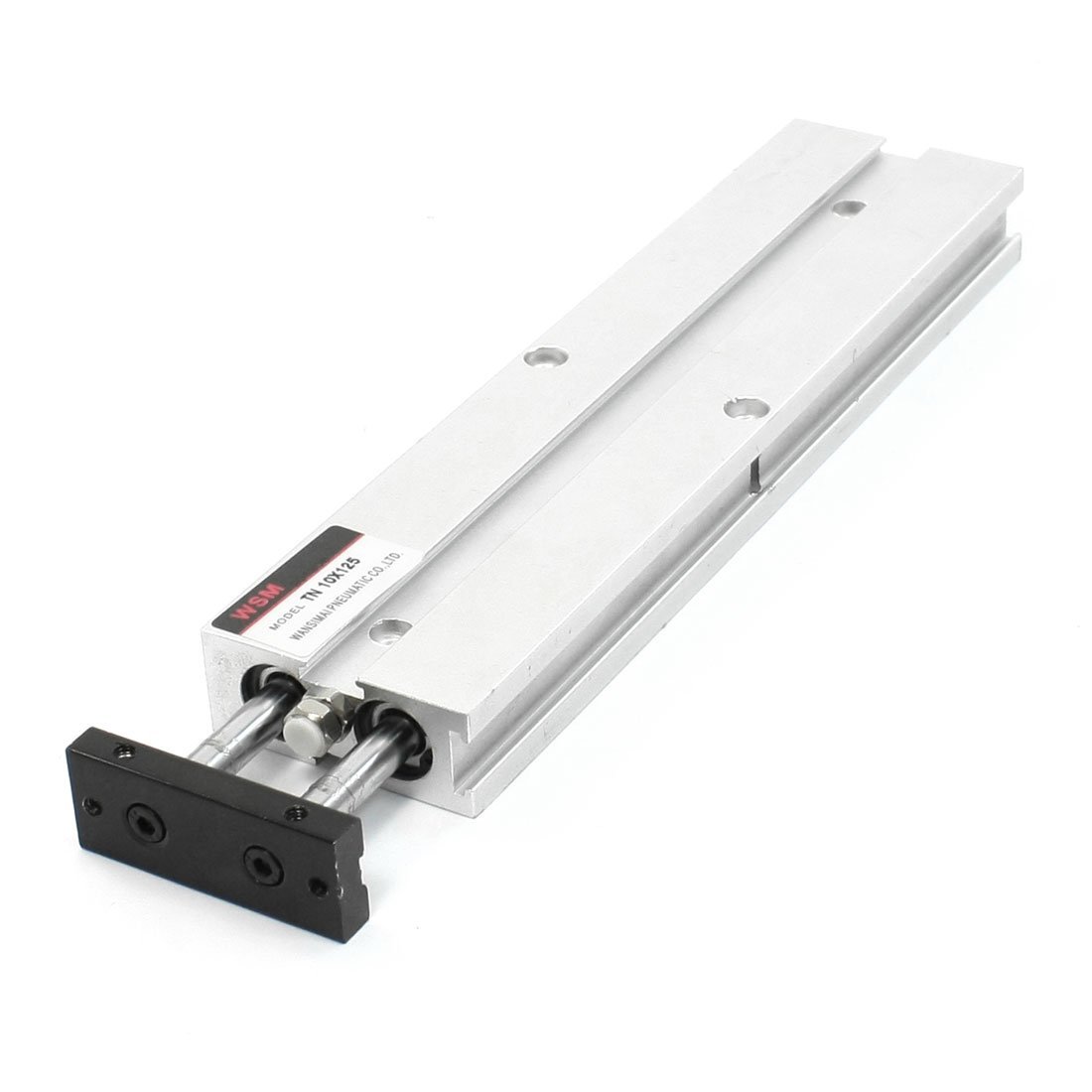 sourcingmap Dual Shaft 10 x 125 Magnet Attach Air Pneumatic Cylinder