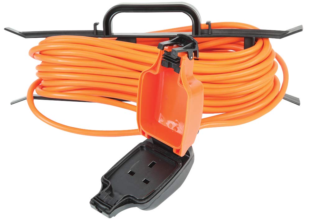 Pro Elec PEL01319 EXTENSION LEAD OUTDOOR H Frame 15 m Water Resistant IP54