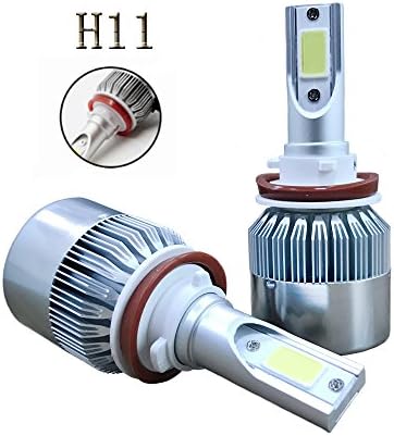 1 Pair Car Headlights C9 H8/H9/H11 LED 72W 7600lm Auto Front Bulb Automobile Headlamp 6500K Car Lighting