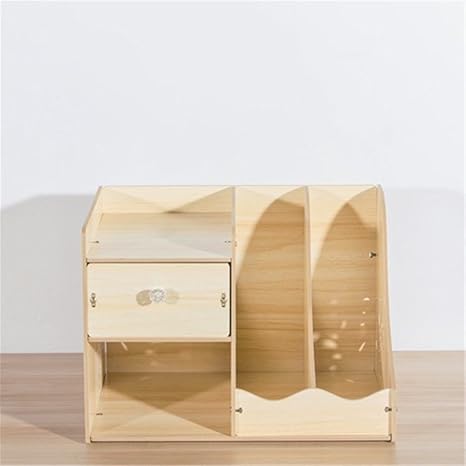Multi Layer Drawer Wooden Desktop Stationery Holder A4 Folder