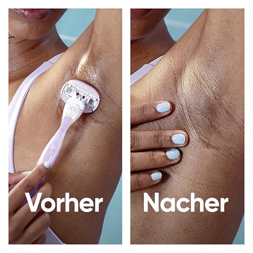 Comfortglide Breeze Rasierklingen Damen, 10 Original Ersatzklingen für Nassrasierer, 3 Klingen für Eine Glatte, Gründliche und Langanhaltende Haarentfernung
