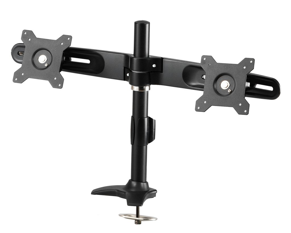 Amer Dual Desk Grommet Base Mount for Monitor