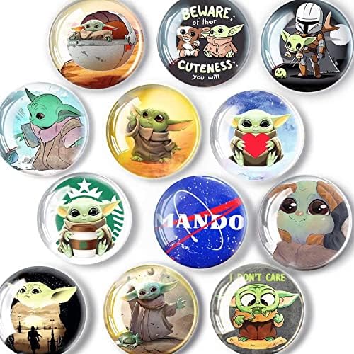 Baby Yoda Refrigerator Mini Cute Glass for whiteboard