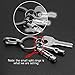 TI-EDC Split Rings Titanium Small Key Rings Pack of 10 (14mm)
