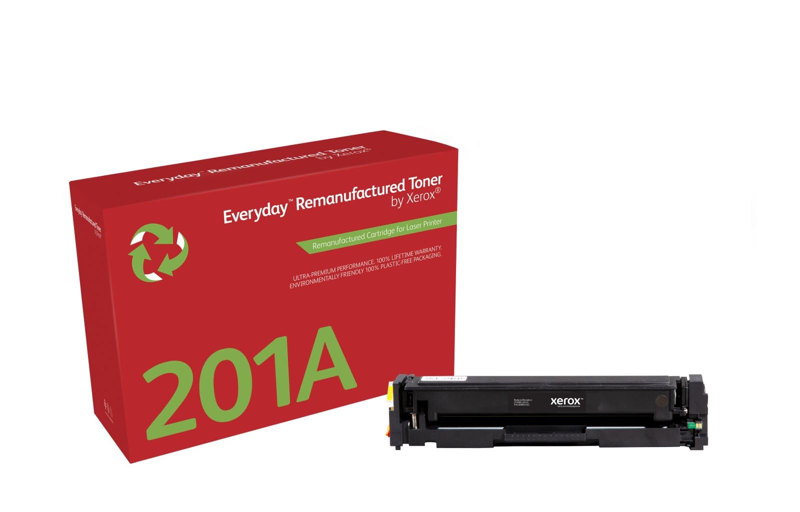 Everyday by Xerox Compatible HP 201A CF400A Black Toner, Standard Capacity, Remanufactured