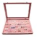 Wudygirl Jewelry Tray Velvet Clear Lid Jewelry Organizer Box Stackable Jewelry Storage Display Tray Holder Showcase (Earrings)