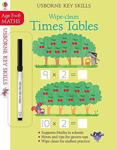 Wipe-clean Times Tables 5-6: 1 (Key Skills)