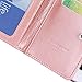 iPhone 8 Case, iPhone 7 Case, BENTOBEN Glitter Sparkly Bling Cute Shiny Faux PU Leather Flip Folio Wallet Protective Cover Credit Card Slots Cash Holder Wristlet Magnetic Snap Closure, Rose Gold