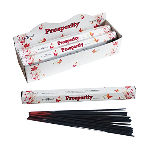 STAMFORD INC. 37514 Prosperity Incense Sticks, 20 Sticks x 6 Packs โ image 1