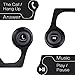 HXXNW Open-ear Bone Conduction Headphones Wireless Bluetooth 4.1 Bone Function Earphone Headphones Headset with Built-in Microphone Sport Headset for Cycling/Running/Jogging/Hiking/Climbing
