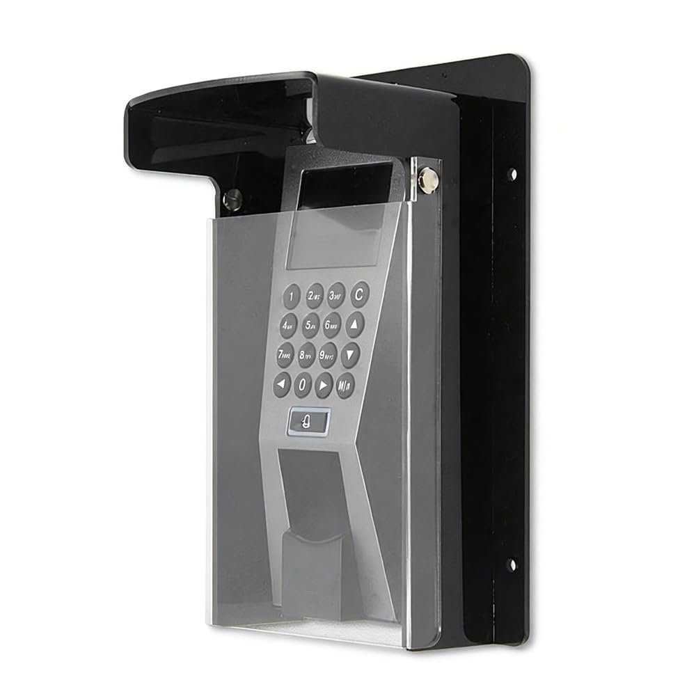 Photo 1 of ?Outdoor Flip Sun Keypad Cover, Access Control Rain Cover, Weatherproof protective, Flip Cap Door Keypad Waterproof cover, Keypad Rain Covers Compatible for Door Keypad, Lock Keypad (Y125 - Flip lid)