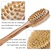 FIXBODY Bath Shower Body Brush, Loofah Back Scrubber and Face Sponge Pad, Boar Bristles and Bamboo Handle, Use Wet or Dry Skin (3PCS)