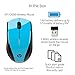 HP X3000 Wireless Mouse, Blue (K5D27AA#ABL)