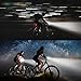 Upgraded True 800 Lumens Bike Light USB Rechargeable, LED Bicycle Headlight Front and Back Rear Tail Lights, IPX6 Waterproof, Easy to Install for Men Women Kids Cycling Safety Flashlight, Black