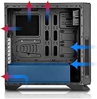 Nox Hummer ZN - NXHUMMERZN - Caja PC, USB 3.0, Color Negro: Amazon.es: Informática