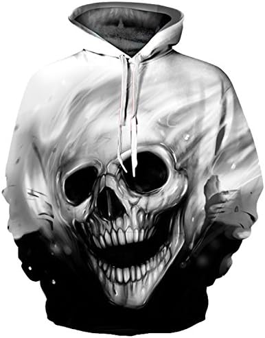 Jeff Tribble Skull Hoodies Men Women Long Sleeve Sweatshirt Casual Pullover 3D Hoody Tops Hoodies men 5XL