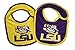 NCAA LSU Tigers Infant Booties and 2 Pack Bib Set