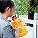 BuildLife Gallon Motivational Water Bottle with Time Marked to Drink More Daily and Nozzle,BPA Free Reusable Gym Sports Outdoor Large(128OZ) Capacity (Orange, 1 Gallon)
