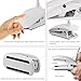 GLCON Folding Travel Hangers, Foldable and Adjustable Clothes Hangers Drying Rack for Traveling Camping Laundry Hotel Home Closet, Heavy Duty Hanger for Shirts Sweaters Dress [Pack of 3]