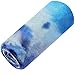 Ewedoos Yoga Towel with Anchor Fit Corners, 100% Microfiber Non Slip Yoga Towel, Super Soft, Sweat Absorbent, Ideal for Hot Yoga, Pilates and Workout. (Blue Dye, 72″ X 26″)thumb 1