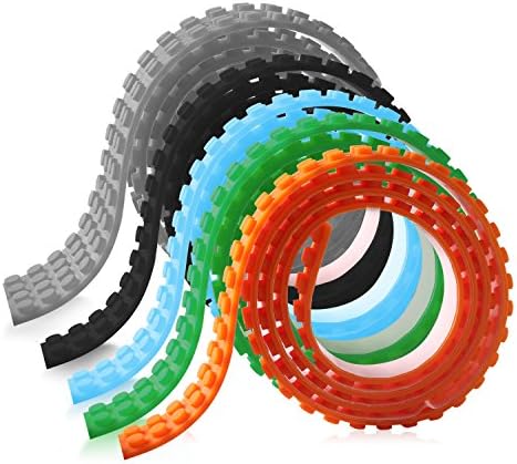 (5 PACK) Building Blocks Tape with Adhesive Backing, Compatible with Lego Blocks - 5 Great Colors, Non-Toxic Perfect for Kids of All Ages by Parts3A