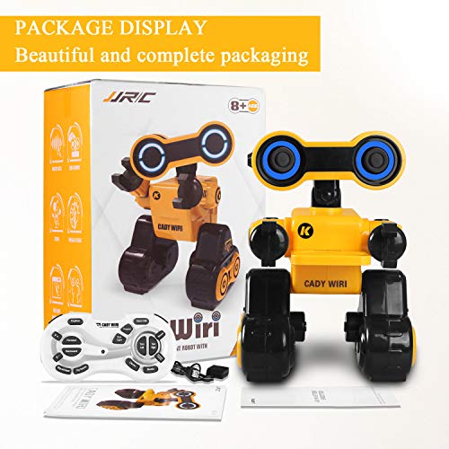 HBUDS Robot Toy Remote Voice Control, Programmable, Touch Sensing STEM Educational Robot Toy with Interactive Feature to Walk, Dance, Sing, Explore, Provide Science Lectures and Send Gifts to Kids