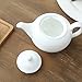 Porlien White Porcelain 20-ounce Teapot