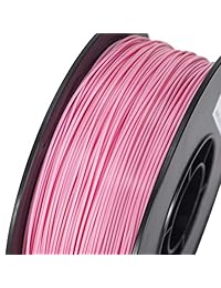 Inland Filamento para impresora 3D PLA, color rosa de 1.75 mm   carrete de 1 kg (2.2 libras)