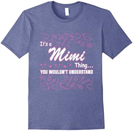 Mens It's A Mimi Thing T-Shirt Large Heather Blue