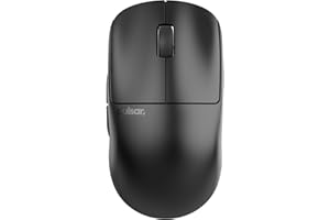 Pulsar Gaming Gears X2V2 Wireless Gaming Mouse, Ultra Lightweight 1.87 oz (53 g), Symmetrical, Optical Switch, 2.4 Ghz 1 ms, 26000 DPI, PAW3395 Sensor (Medium, Wireless, Black)