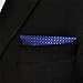 SHLAX&WING Navy Dots Pocket Square for Men Silk Business Handkerchief New