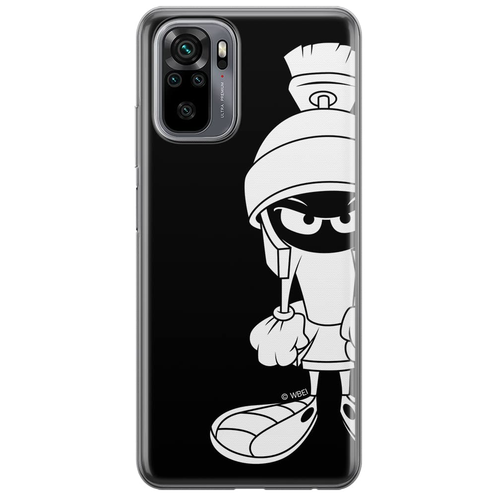 ERT GROUP mobile phone case for Xiaomi REDMI NOTE 10/ 10S original and officially Licensed Looney Tunes pattern Marwin 002 optimally adapted to the shape of the mobile phone, case made of TPU