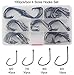 JSHANMEI 100pcs/lot Black Nickle High Carbon Steel Sharp Octopus Fishing Hooks Offset Circle Hooks