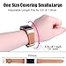 Mornex Replacement Leather Band Compatible for Charge 2, Fitness Strap Women Men Small Large (Light Brown- Rosegold Buckle)