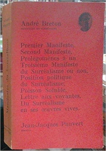 Amazonfr Manifestes Du Surréalisme Premier Manifeste - 