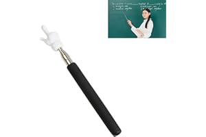 MOFALA Telescopic Teachers Pointer, Classroom Demonstration Baton, Guide Indicator, Retractable Finger Pointer Stick for School Teaching, Conference Presentation, Object Instruction