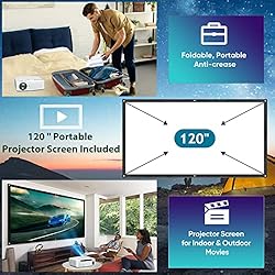 Native 1080P 19000 Lumens 5G WiFi Bluetooth