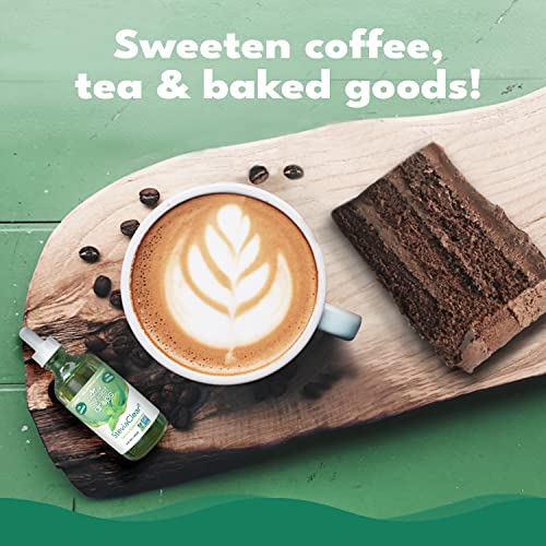 SweetLeaf SteviaClear Sweet Drops Stevia Liquid Drops Sweetener, Pure