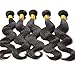 JINREN Brazilian Virgin Human Hair Weave with Closure Unprocessed Brazilian Body Wave Hair Bundles with Lace Closure 18