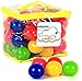 Ball Pit Balls Plastic Playballs for Kids Toddlers Babies - Perfect Sized 2.36 Inch Super Durable Crush Proof, Non-Toxic Phthalate BPA-Free - Set of 50 by K-F ToyJoy