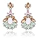 Teniu Vintage Fashion Tassel Earrings Crystal Drop Earrings Diamond Cubic Zirconia Earrings Dangle Earrings For Sensitive Ears