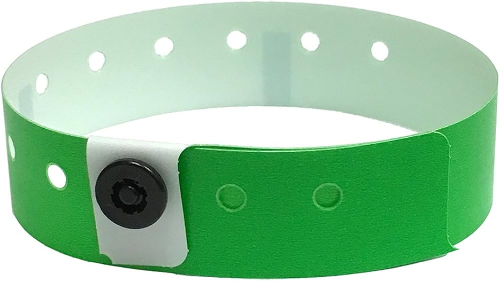 Admit One Products Plastic Wristbands, Boxes of 500, Stock